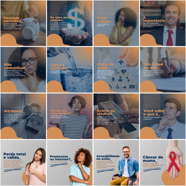 Pack Canva Advogado Advocacia Templates Editaveis 200 Artes Legendas 8