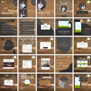 Pack Canva Advogados Advocacia Template Canva 25 Artes Bonus