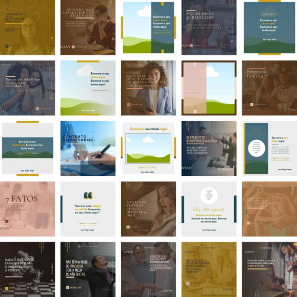 Pack Canva Advogados Template Canva 450 Artes + Bônus - Imagem 3