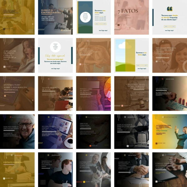 Pack Canva Advogados Template Canva 450 Artes + Bônus - Imagem 4
