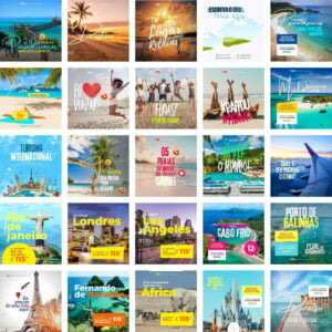 pack canva agencia de turismo viagens template canva 50 artes bonus 2 1