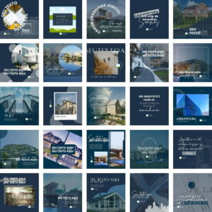 Pack Canva Arquitetura Arquiteto 20 Templates Editaveis 25 Artes Bonus