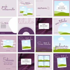 Pack Canva Artesanato 30 Templates Editaveis 14 Artes Bonus
