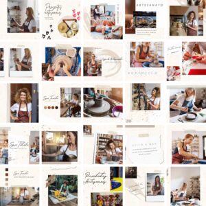 Pack Canva Artesanato Artesao Templates Editaveis 25 Artes Bonus