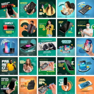pack canva assistencia tecnica celular template canva 25 artes bonus