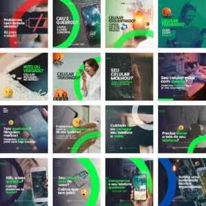 pack canva assistencia tecnica celular template canva 40 artes bonus 2