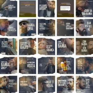 Pack Canva Barbearia Cabeleireiro Templates Editaveis 50 Artes Bonus 2