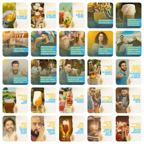 Pack Canva Bares Bar Cervejaria Templates Editaveis 200 Artes Legendas 4