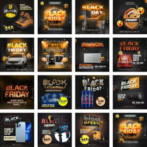 Pack Canva Black Friday Promocoes Templates Editaveis 30 Artes Bonus