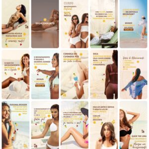 Pack Canva Bronzeamento Templates Editavel 29 Artes Storie Bonus 3