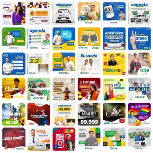 Pack Canva Campanha Politica Eleicoes Templates Editaveis 230 Artes Bonus 10