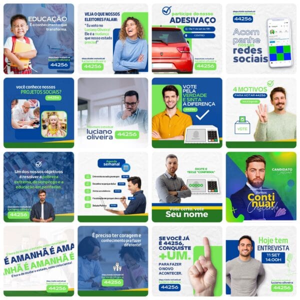 Pack Canva Campanha Politica Eleicoes Templates Editaveis 50 Artes Bonus 2