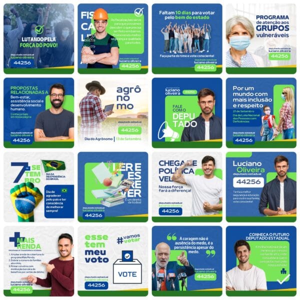 Pack Canva Campanha Politica Eleicoes Templates Editaveis 50 Artes Bonus 3
