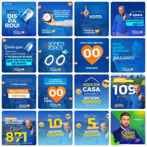 Pack Canva Campanha Politica Eleicoes Templates Editaveis 50 Artes Bonus 5