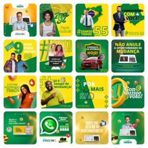 Pack Canva Campanha Politica Templates Editaveis 70 Artes Bonus 4