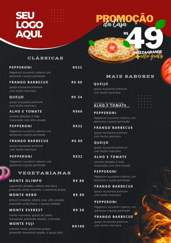 Pack Canva Cardapios Menus Templates Editaveis 10 Artes 2