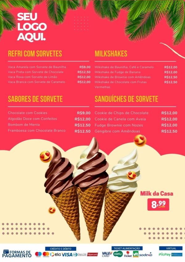 Pack Canva Cardapios Menus Templates Editaveis 10 Artes 4