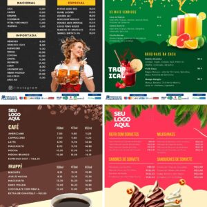 Pack Canva Cardapios Menus Templates Editaveis 10 Artes 7