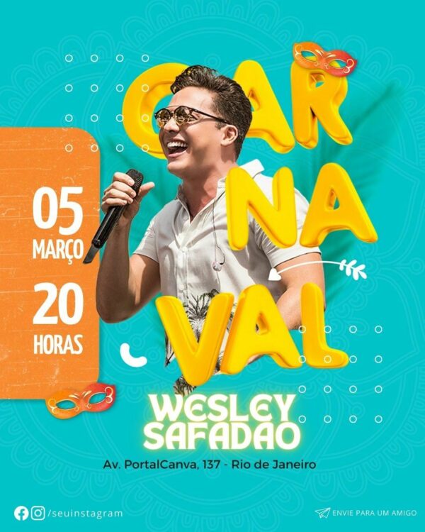 Pack Canva Carnaval Templates Editaveis 24 Artes Bonus
