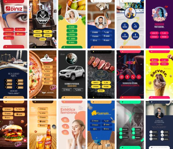 Pack Canva Cartao Interativo Virtual Templates Editaveis 40 Artes Bonus 2