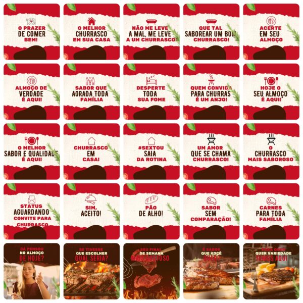 Pack Canva Churrascaria Templates Editaveis 200 Artes Legendas 4