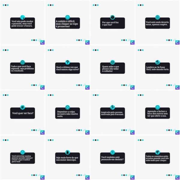 Pack Canva Coach Template Canva 200 Artes + Legendas
