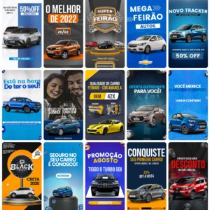 Pack Canva Concessionaria Templates Editavel 25 Artes Storie Bonus 4