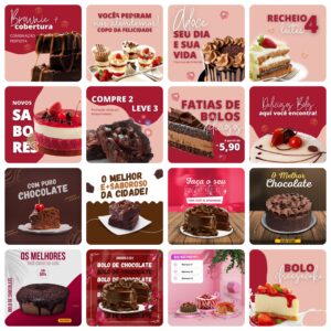 Pack Canva Confeitaria Templates Editavel 40 Artes Bonus 6