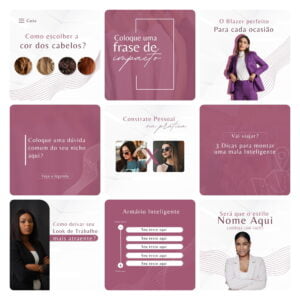 Pack Canva Consultora De Imagens Template Editavel 30 Artes Bonus 3