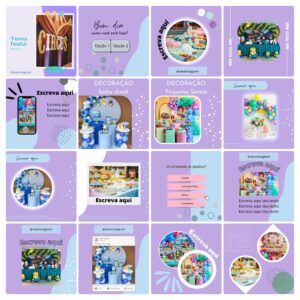 Pack Canva Decoracao De Festas Templates Editavel 65 Artes Bonus 3
