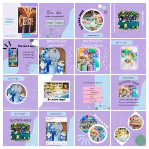Pack Canva Decoracao De Festas Templates Editavel 65 Artes Bonus 3