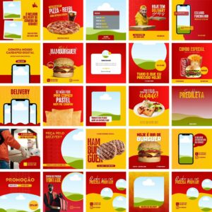 Pack Canva Delivery Entregas Templates Editaveis 25 Artes Bonus