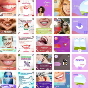 pack canva dentista odonto template canva 230 artes bonus 5