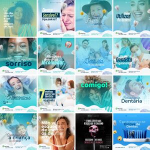 Pack Canva Dentista Odonto Templates Editaveis 90 Artes Bonus 5