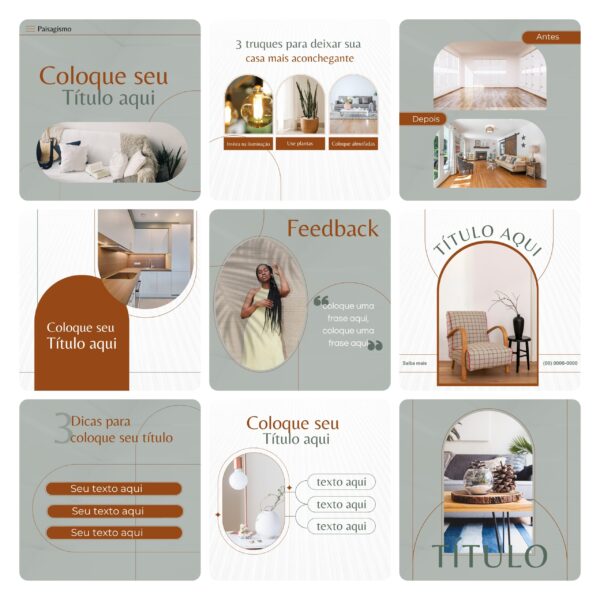 Pack Canva Designer De Interiores Template Editavel 30 Artes Bonus 5