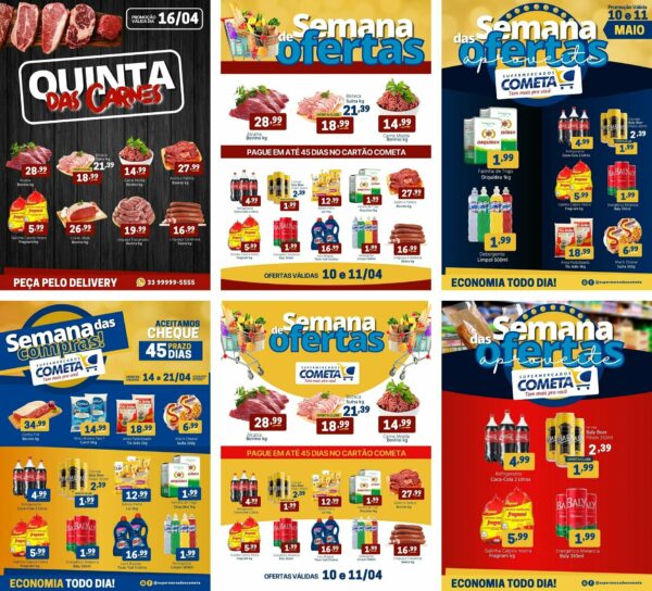 Pack Canva Encartes Supermercado Templates Editaveis 20 Artes