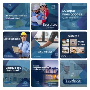 Pack Canva Engenharia Civil Template Editavel 30 Artes Bonus 5