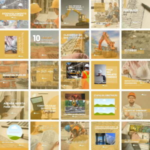 Pack Canva Engenharia Civil Templates Editaveis 25 Artes Bonus