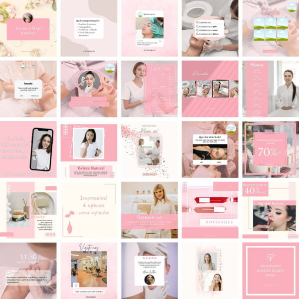 Pack Canva Estetica 20 Templates Editaveis 25 Artes Bonus