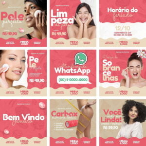 Pack Canva Estetica Templates Editaveis 10 Artes Bonus