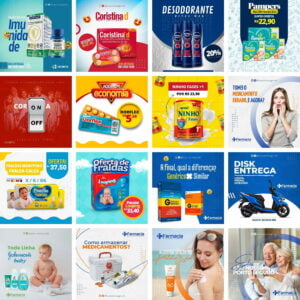 Pack Canva Farmacia Drogaria Templates Editaveis 39 Artes Bonus 2