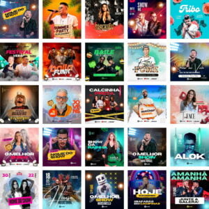 Pack Canva Festa Eventos Shows Templates Editaveis 60 Artes Bonus 2