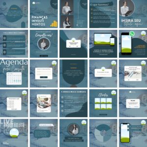 Pack Canva Financas Investimento Templates Editaveis 25 Artes Bonus