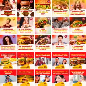 Pack Canva Hamburgueria 30 Templates Editaveis 100 Artes Bonus 3