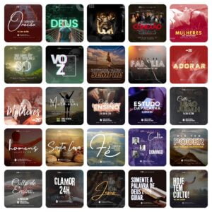 Pack Canva Igreja Culto Gospel Templates Editaveis 80 Artes Bonus 3
