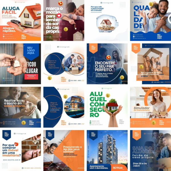Pack Canva Imobiliaria Templates Editaveis 30 Artes Bonus