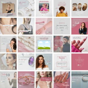Pack Canva Loja De Joias 20 Templates Editaveis 25 Artes Bonus