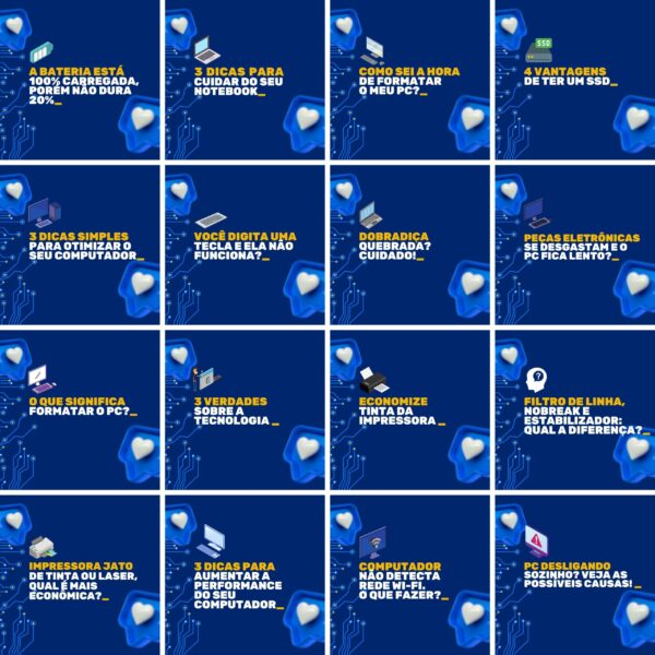 Pack Canva Manutencao De Computadores Templates Editaveis 200 Artes Legendas 4