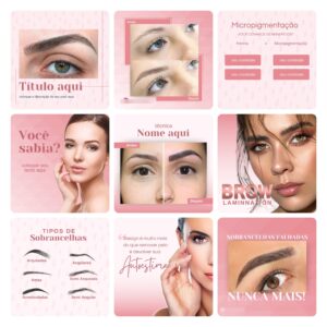 Pack Canva Micropigmentacao Template Editavel 50 Artes Bonus 5