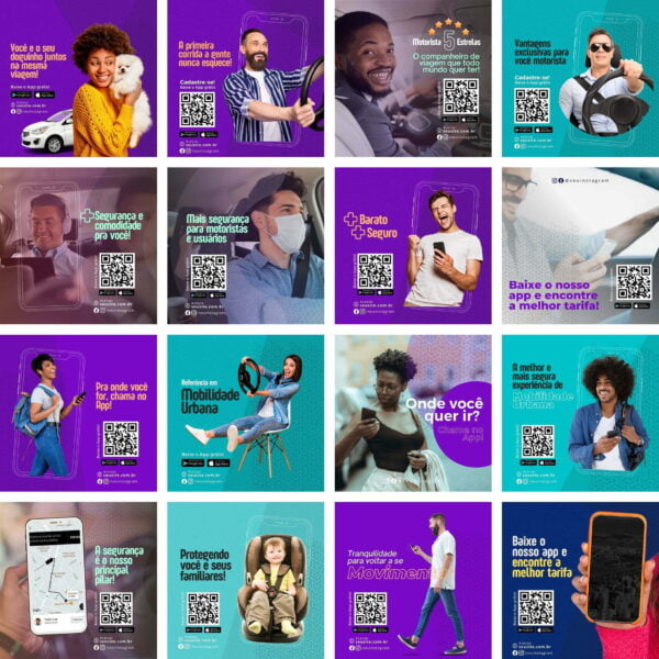 Pack Canva Mobilidade Urbana 20 Templates Editaveis 50 Artes Bonus